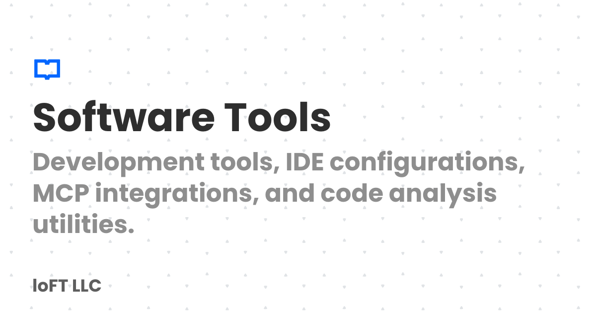 Loft Software Software Tools | loFT LLC